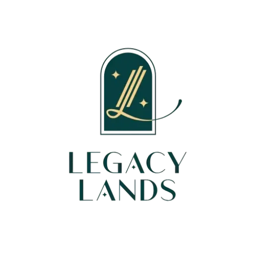 Legacy Lands logo for premium farmhouse plots in Velhe near Pune